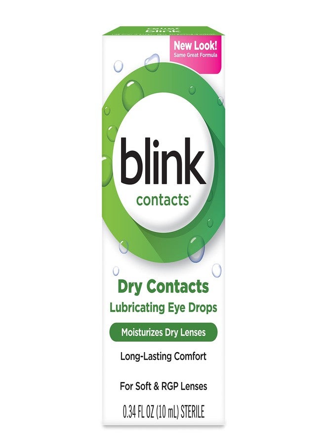 Blink Contacts Lubricant Eye Drops, 0.34 oz (Pack of 4) - Image 1